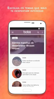 Bolsa de Mulher android App screenshot 1